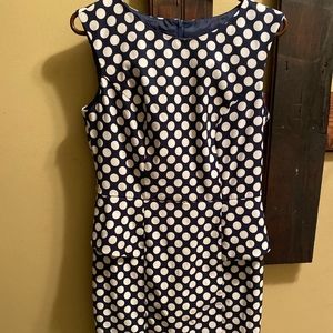 AGB Polka Dot Blue/White Dress